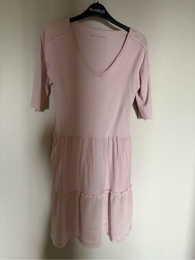 Marc Cain Light Pink V-Neck Sports Top